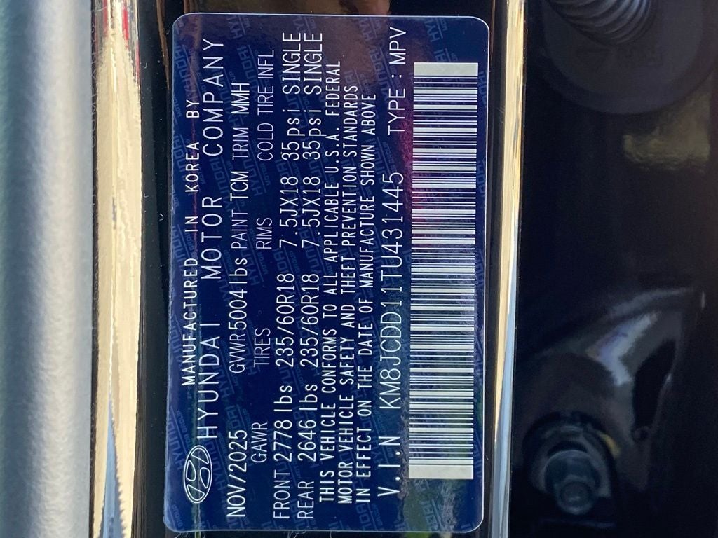 2026 Hyundai TUCSON HYBRID SEL Convenience