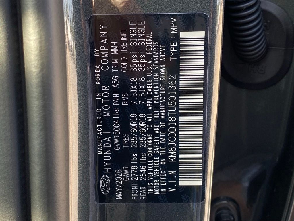 2026 Hyundai TUCSON HYBRID SEL Convenience