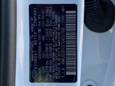 2026 Hyundai TUCSON HYBRID Limited