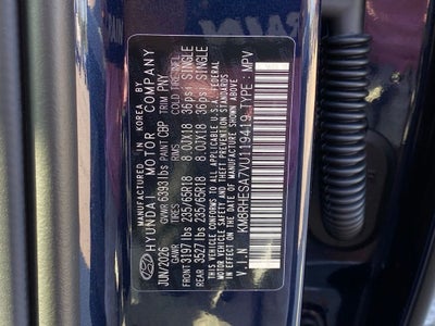 2027 Hyundai PALISADE HYBRID SEL Premium 7P
