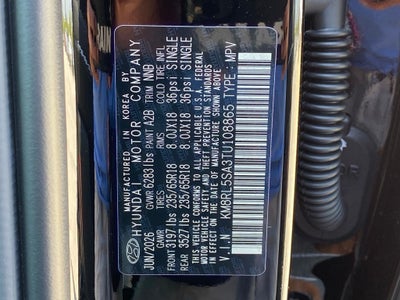 2026 Hyundai PALISADE HYBRID Blue SEL 7P