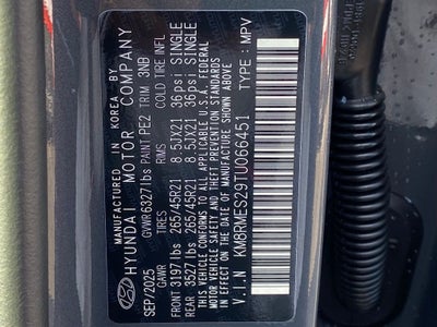 2026 Hyundai PALISADE Calligraphy AWD