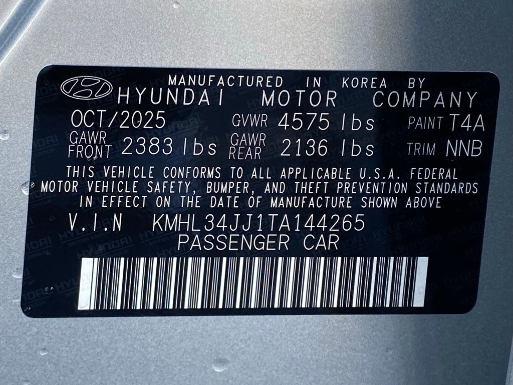 2026 Hyundai SONATA HYBRID SEL