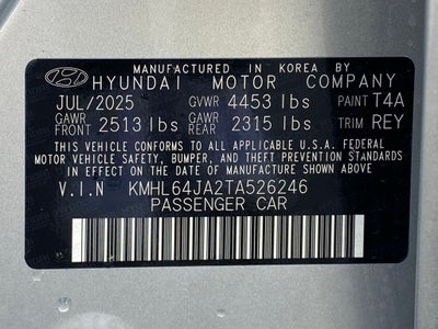 2026 Hyundai SONATA SEL Sport