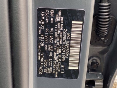 2026 Hyundai ELANTRA SE