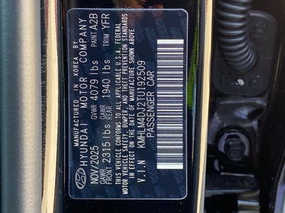 2026 Hyundai ELANTRA HYBRID Blue