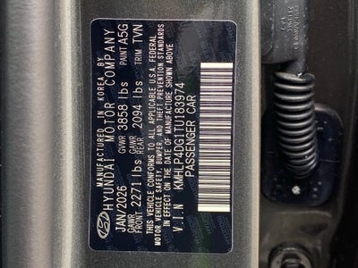 2026 Hyundai ELANTRA Limited