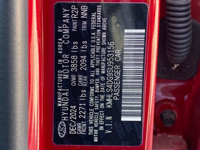 2025 Hyundai ELANTRA SEL Convenience