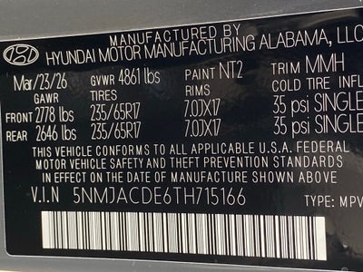 2026 Hyundai TUCSON SE