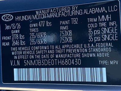 2026 Hyundai TUCSON SEL FWD