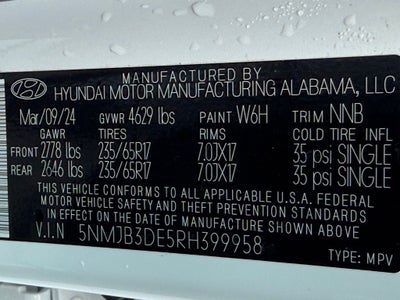 2024 Hyundai TUCSON SEL - HYUNDAI CPO / CARFAX ONE OWNER