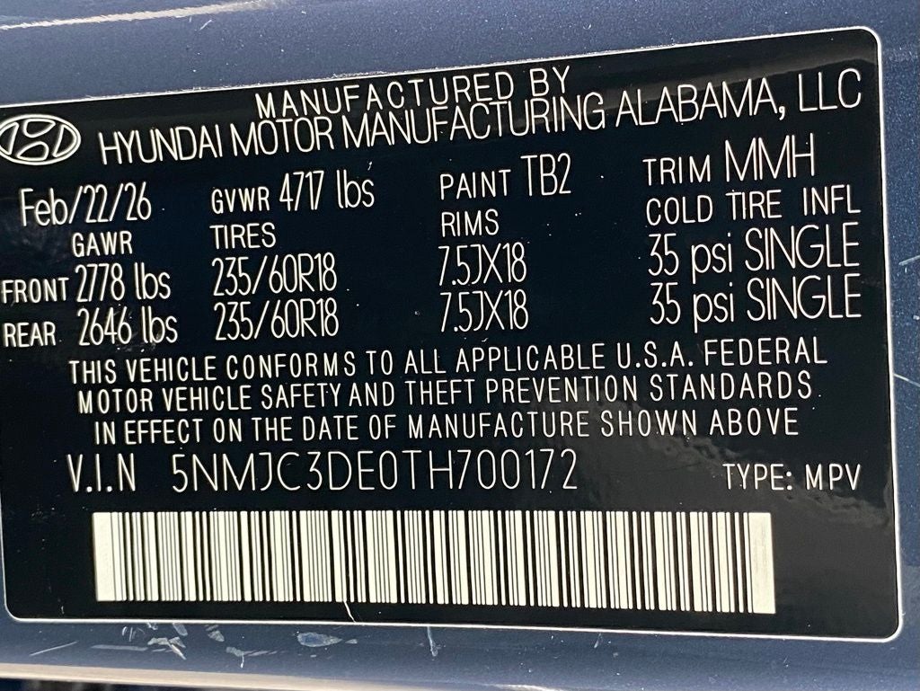 2026 Hyundai TUCSON SEL Premium FWD