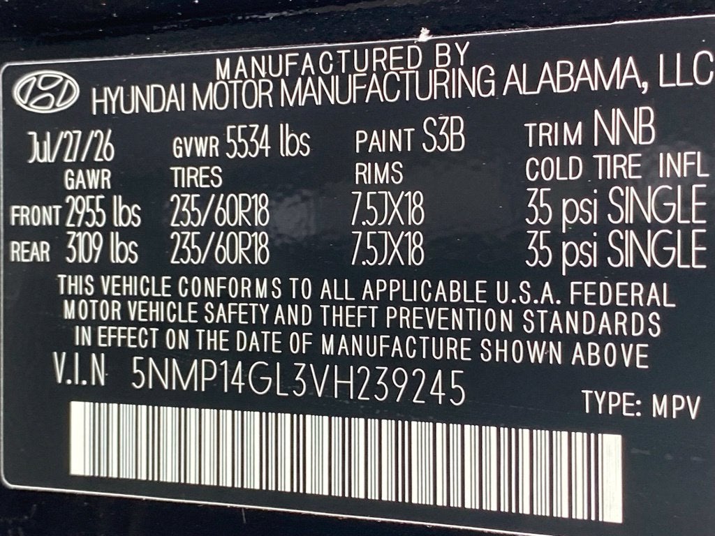 2027 Hyundai SANTA FE SE