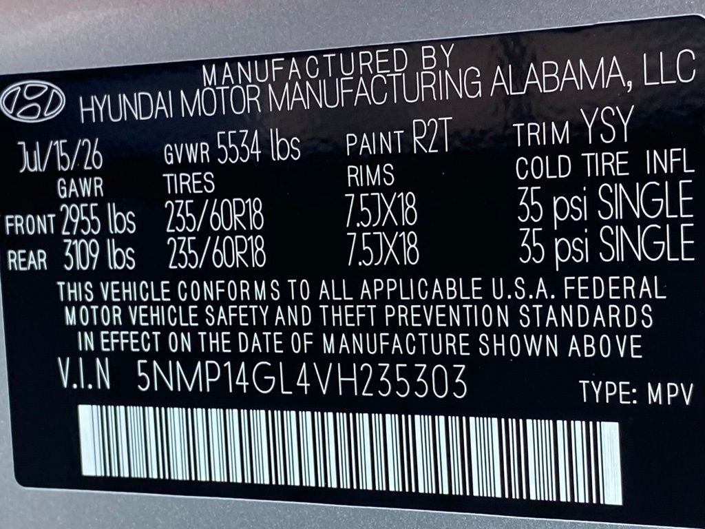 2027 Hyundai SANTA FE SE