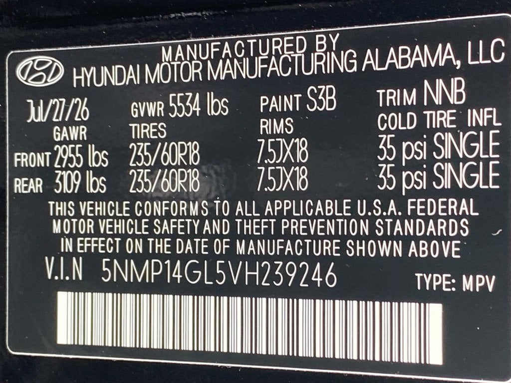 2027 Hyundai SANTA FE SE