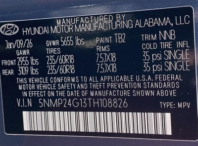 2026 Hyundai SANTA FE HYBRID SEL