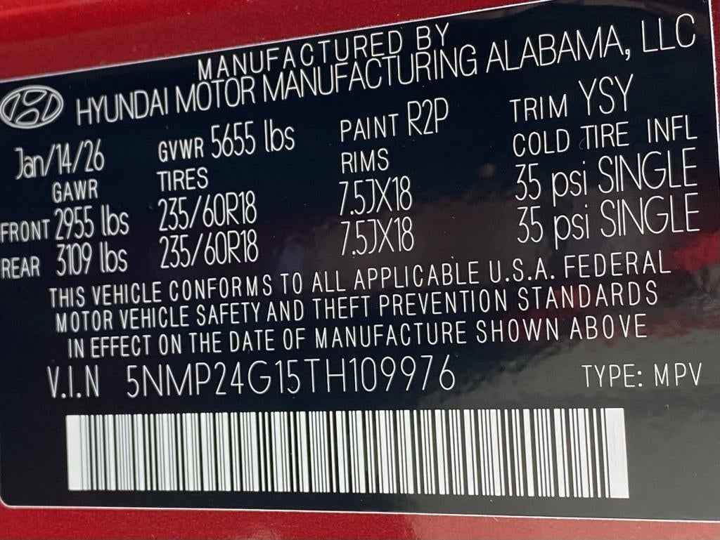 2026 Hyundai SANTA FE HYBRID SEL