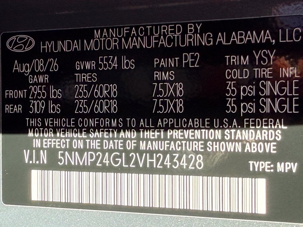2027 Hyundai SANTA FE SEL