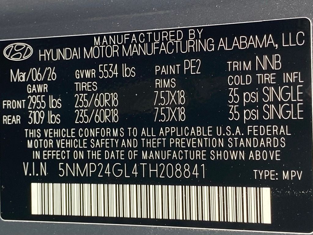 2026 Hyundai SANTA FE SEL