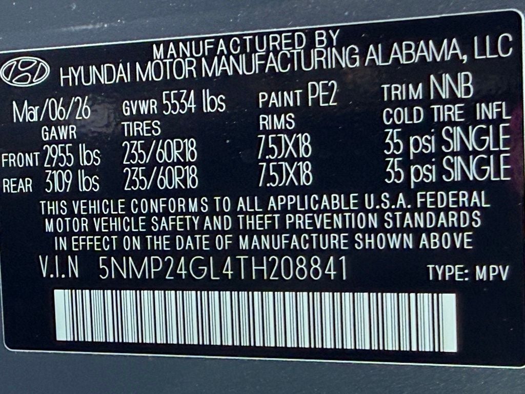 2026 Hyundai SANTA FE SEL
