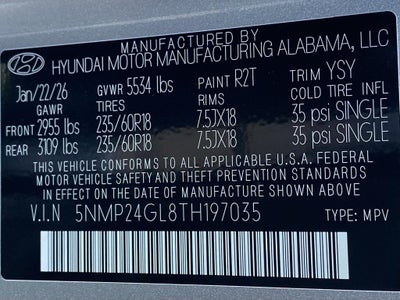 2026 Hyundai SANTA FE SEL FWD