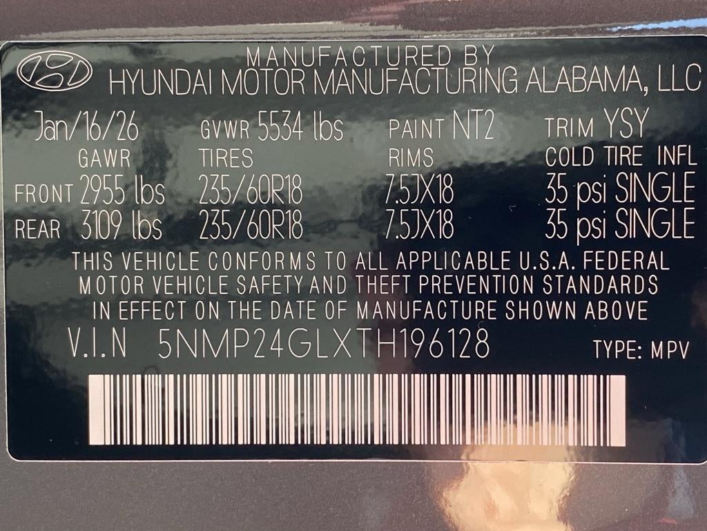 2026 Hyundai SANTA FE SEL FWD