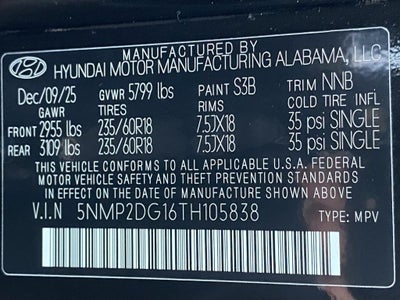 2026 Hyundai SANTA FE HYBRID SEL