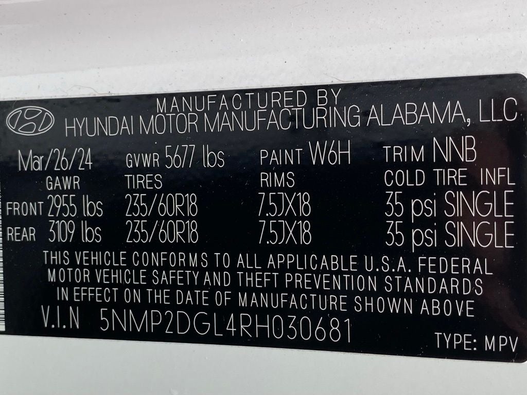 2024 Hyundai SANTA FE SEL