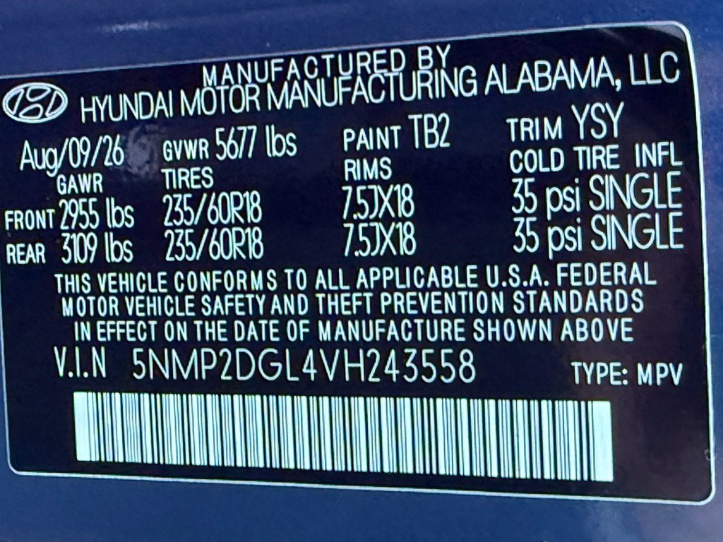 2027 Hyundai SANTA FE SEL