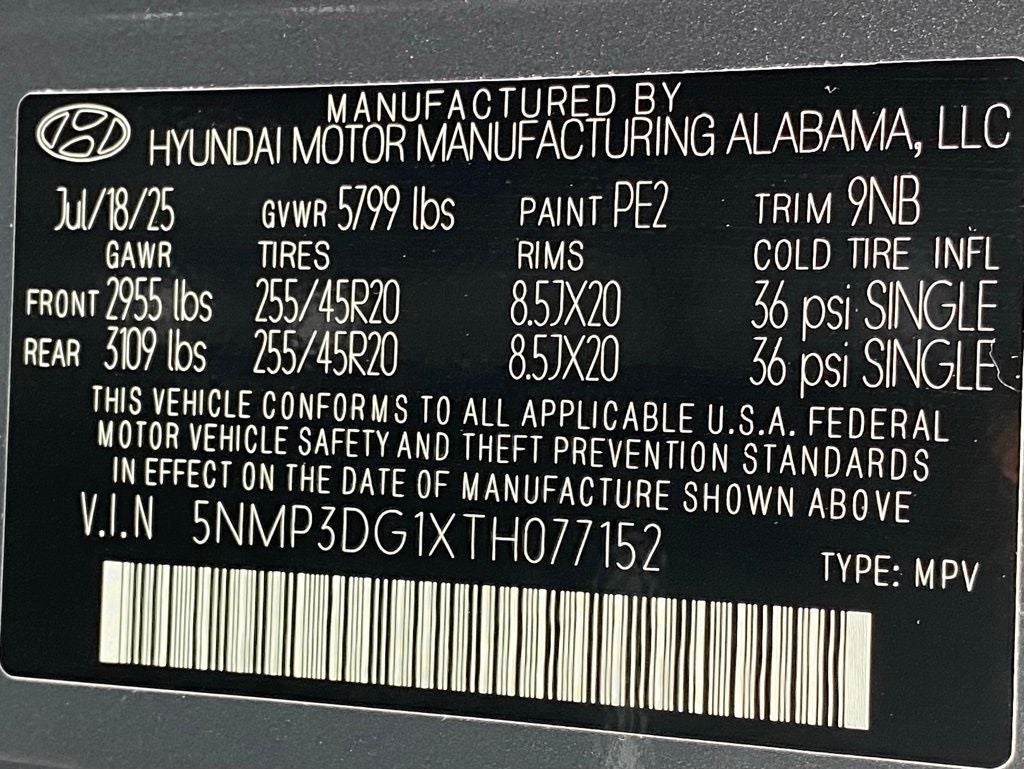 2026 Hyundai SANTA FE HYBRID Limited
