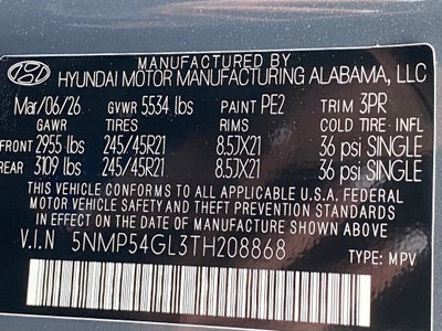 2026 Hyundai SANTA FE Calligraphy