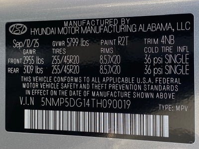 2026 Hyundai SANTA FE HYBRID Calligraphy