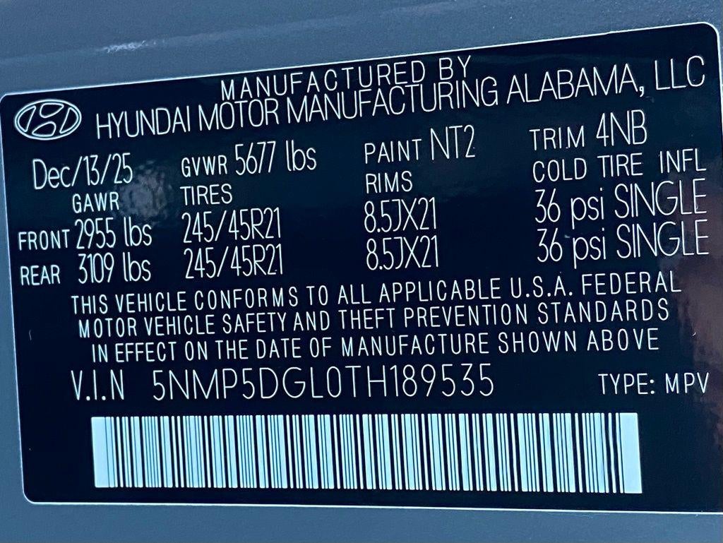 2026 Hyundai SANTA FE Calligraphy AWD