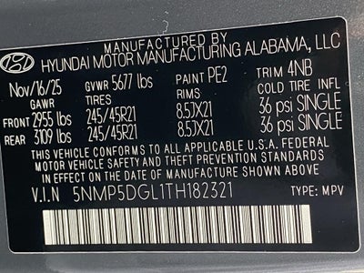 2026 Hyundai SANTA FE Calligraphy AWD