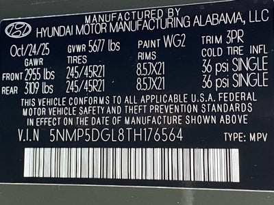 2026 Hyundai SANTA FE Calligraphy AWD