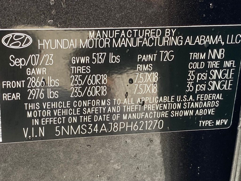 2023 Hyundai SANTA FE SEL WON't LAST