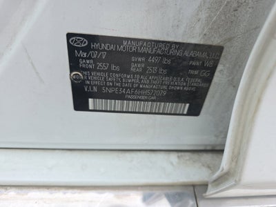 2017 Hyundai SONATA Limited - SUNROOF
