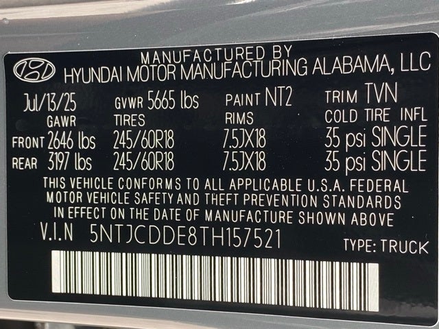 2026 Hyundai SANTA CRUZ SEL Activity AWD