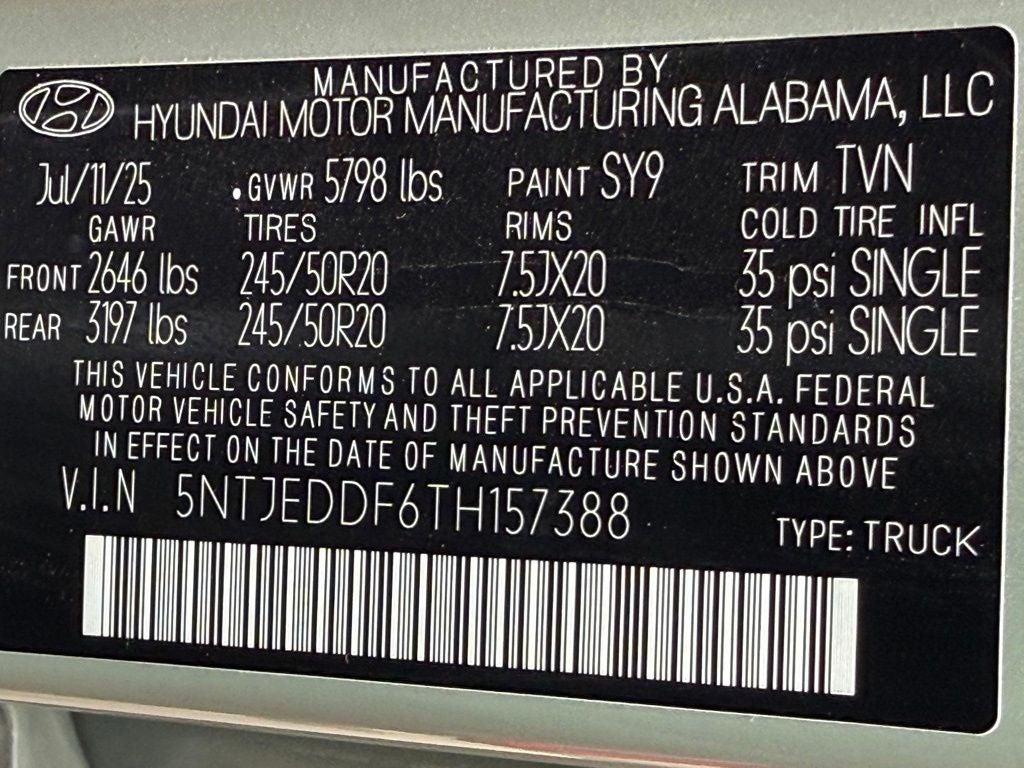2026 Hyundai SANTA CRUZ Limited