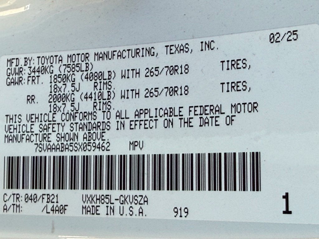 2025 Toyota Sequoia SR5 - Photo 45