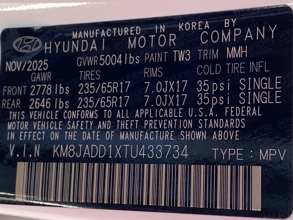 2026 Hyundai TUCSON HYBRID Blue