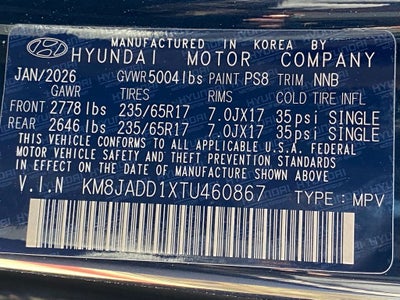 2026 Hyundai TUCSON HYBRID Blue