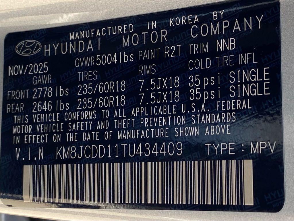 2026 Hyundai TUCSON HYBRID SEL Convenience