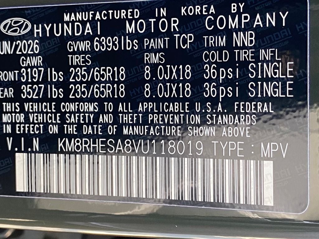 2027 Hyundai PALISADE HYBRID SEL