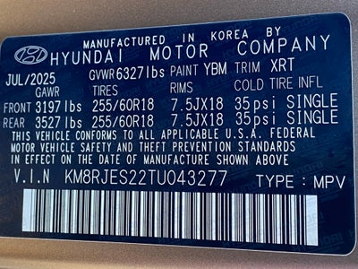 2026 Hyundai PALISADE XRT Pro