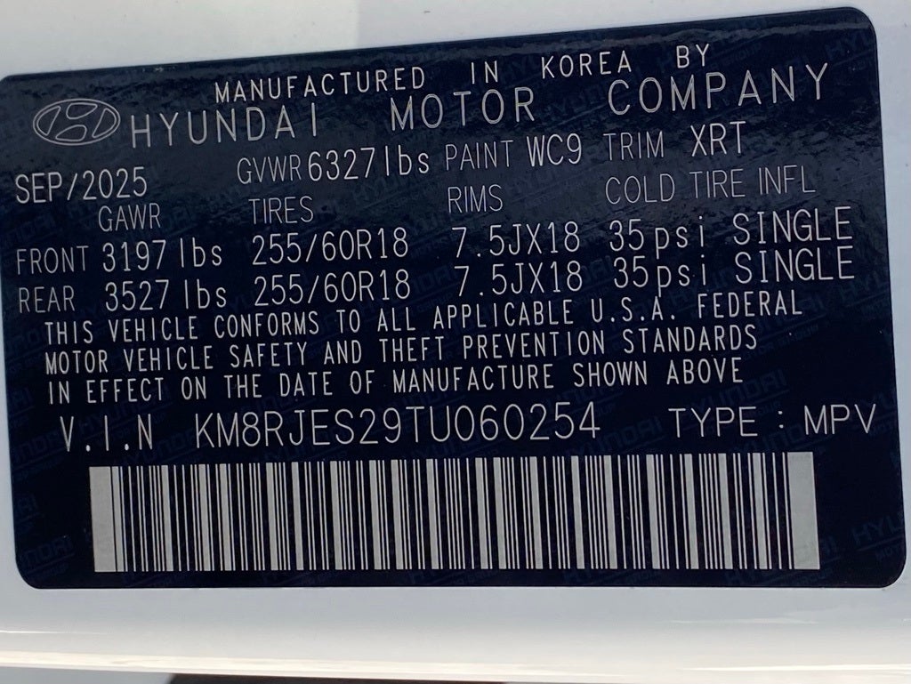 2026 Hyundai PALISADE XRT Pro