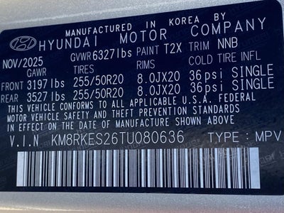 2026 Hyundai PALISADE Limited AWD