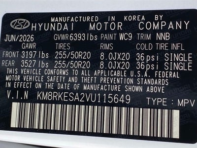 2027 Hyundai PALISADE HYBRID Limited