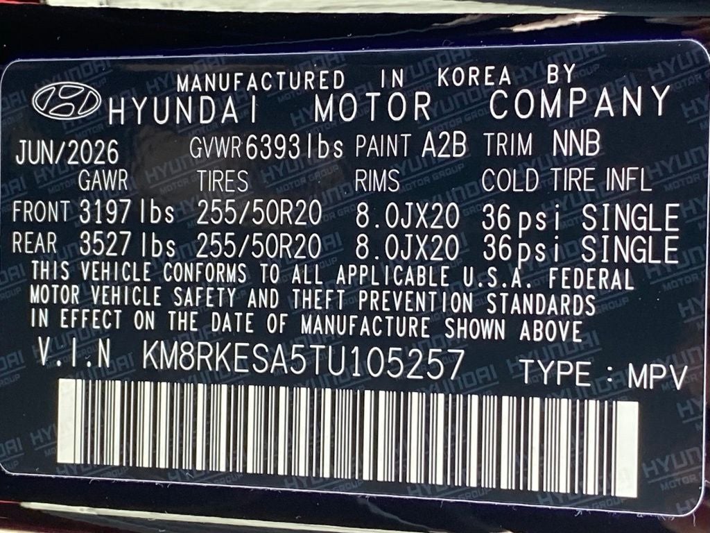 2026 Hyundai PALISADE HYBRID Limited