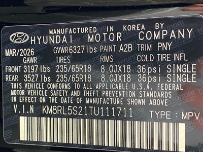 2026 Hyundai PALISADE SEL 7 Passenger
